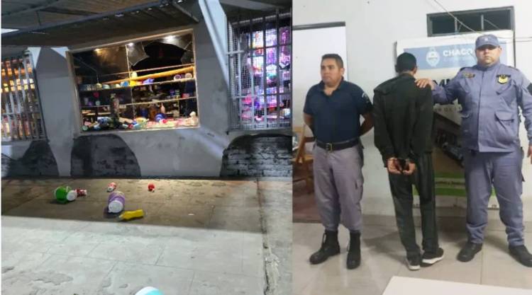ROBÓ EN UN LOCAL Y LOS VECINOS LO DETUVIERON
