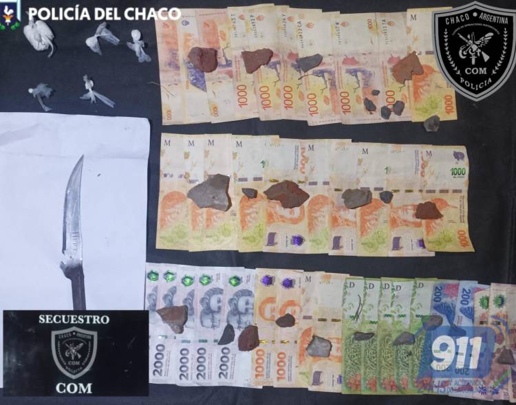 DEPARTAMENTO 911: INTERCEPTARON A UN SUJETO CON DROGA Y UN ARMA BLANCA