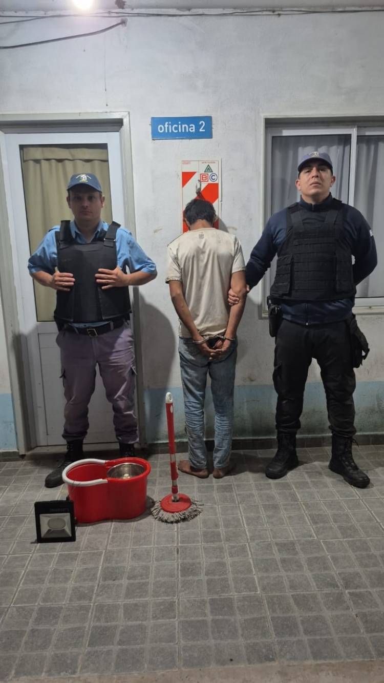 ROBÓ EN UN SALÓN DE EVENTOS: YA ESTÁ DETENIDO