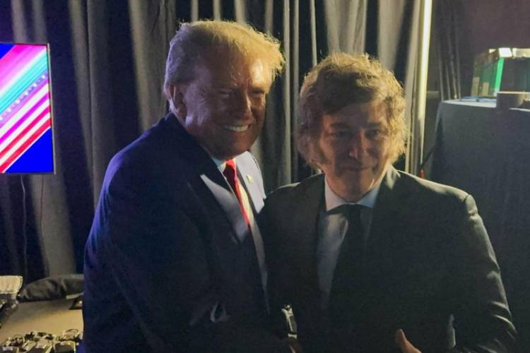 MILEI VIAJA A LA ASUNCIÓN DE TRUMP, CON EL OBJETIVO DE CONSEGUIR AYUDA FINANCIERA