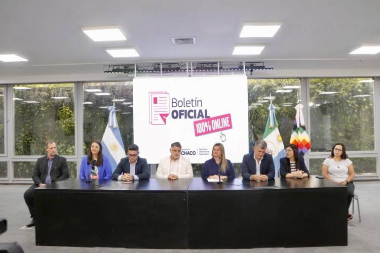 CHACO TENDRÁ BOLETÍN OFICIAL 100% ONLINE, TRANSPARENCIA Y SE GESTIONARÁN PUBLICACIONES VÍA WEB, LAS 24 HS