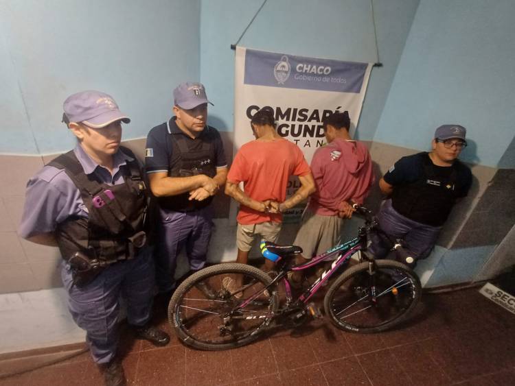 UN DETENIDO POR HURTO Y DOS APREHENDIDOS POR VENDER UNA BICICLETA ROBADA