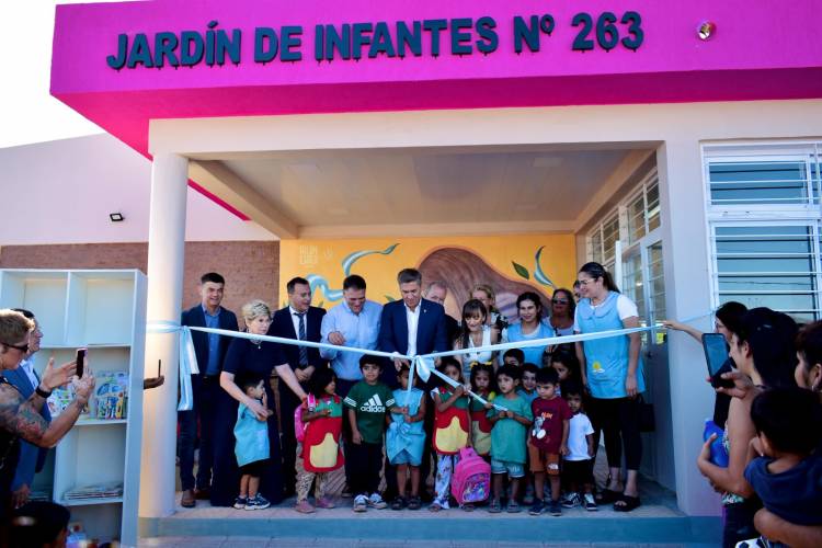 INICIO DEL CICLO LECTIVO DE NIVEL INICIAL: EL GOBERNADOR ZDERO  INAUGURÓ UN NUEVO JARDÍN DE INFANTES EN CORZUELA