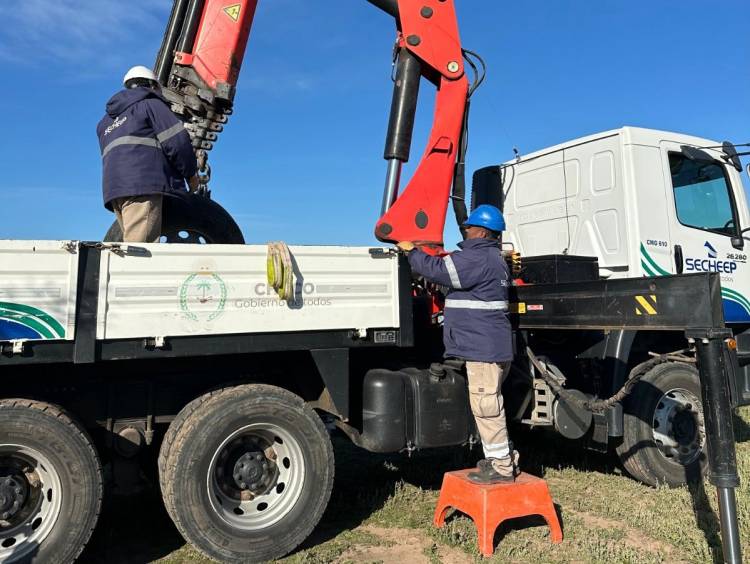 CONSTRUYEN NUEVALÍNEA DE MEDIA TENSIÓN ENTRE VILLA ÁNGELA Y DU GRATY PARA ABASTECER DIRECTAMENTE A SANTA SYLVINA