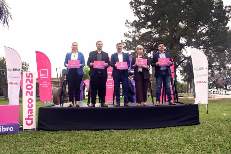 ESTE MARTES: SE REALIZÓ EL LANZAMIENTO DE LA FERIA IBEROAMERICANA DEL LIBRO CHACO 2025