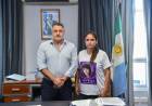 EL MINISTRO DE GOBIERNO RECIBIÓ A LA MAMÁ DE MARÍA LUZ HERRERA