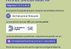 NIVEL SECUNDARIO: ABRE INSCRIPCIÓN DOCENTE POR CREACIÓN DE ESTABLECIMIENTOS EDUCATIVOS