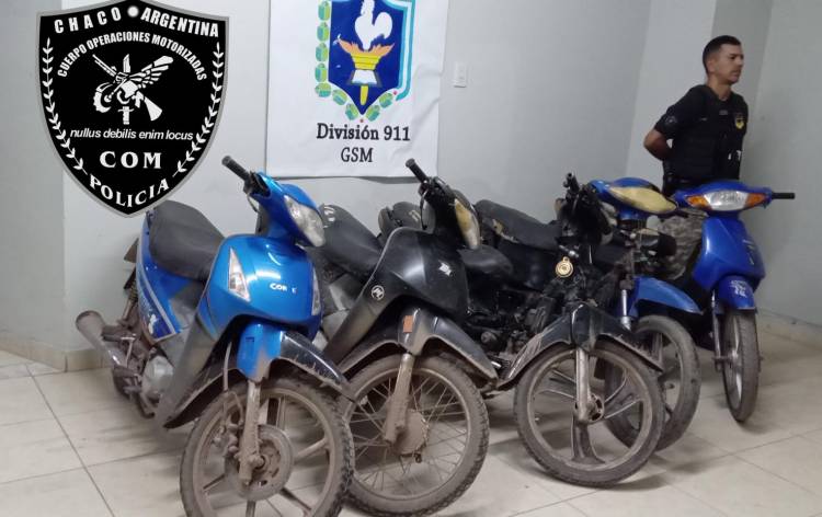 EN OPERATIVO DE PREVENCIÓN SECUESTRAN DIEZ MOTOCICLETAS 